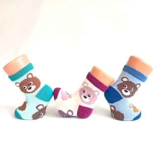 Kojenecké ponožky s medvídkem