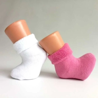 Kojenecké ponožky s ohrnovacím lemem