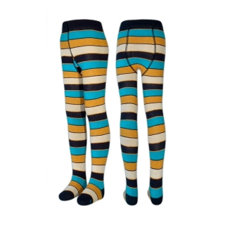 Bavlněné dětské punčocháče s proužky vel.92-98