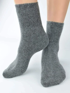 Dámské ponožky s vlnou a velmi jemným lemem