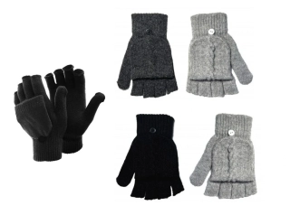 Dámské rukavice s převlékací čepičkou
