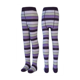 Dívčí bavlněné punčocháčky s proužky vel. 110-116