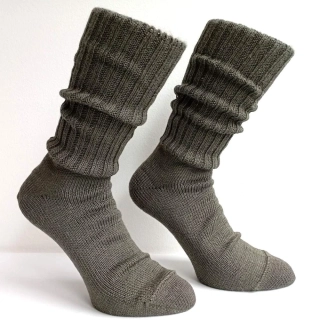 Pánské vlněné ponožky s prodlouženým lýtkem