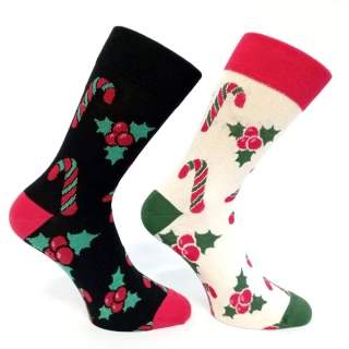 Veselé dámské vánoční ponožky