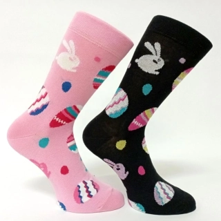 Vzorované dámské ponožky Velikonoce