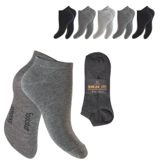 Dámské kotníčkové ponožky 5 párů