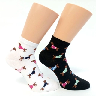 Luxusní dámské kotníkové ponožky JEZEVČÍK