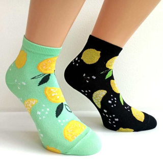 Barevné kotníkové ponožky